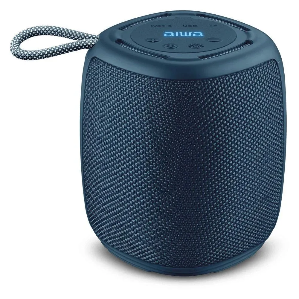Caixa De Som Bluetooth 15w Azul Aws-sp-03-bl Aiwa