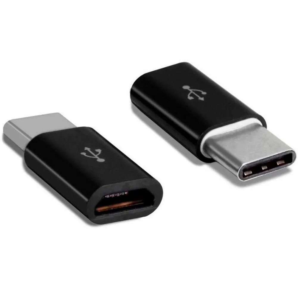 Adaptador Otg Micro Usb V8 F 2.0 X Usb M Tipo C 3.1