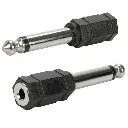 Adaptador P10 M X P2 F Niquelado Estereo