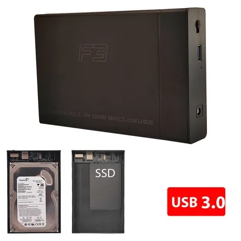 Case Para Hd 2.5 / 3.5 Sata Usb 3.0