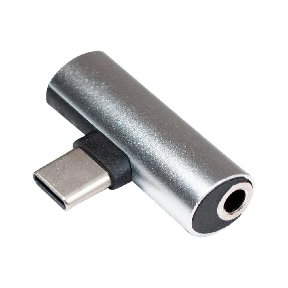 Adaptador Tipo C Macho X P2 Femea + Tipo C Femea