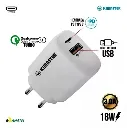 Carregador Cel 2 Usb C/ Cabo Tipo-c Quick Charg