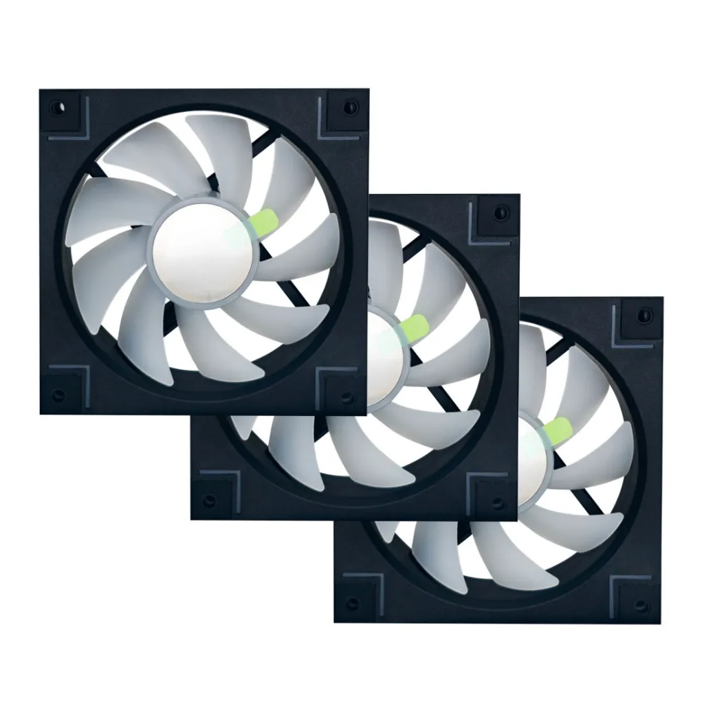 Cooler 120mm Conjunto C/3 Cooler Rgb