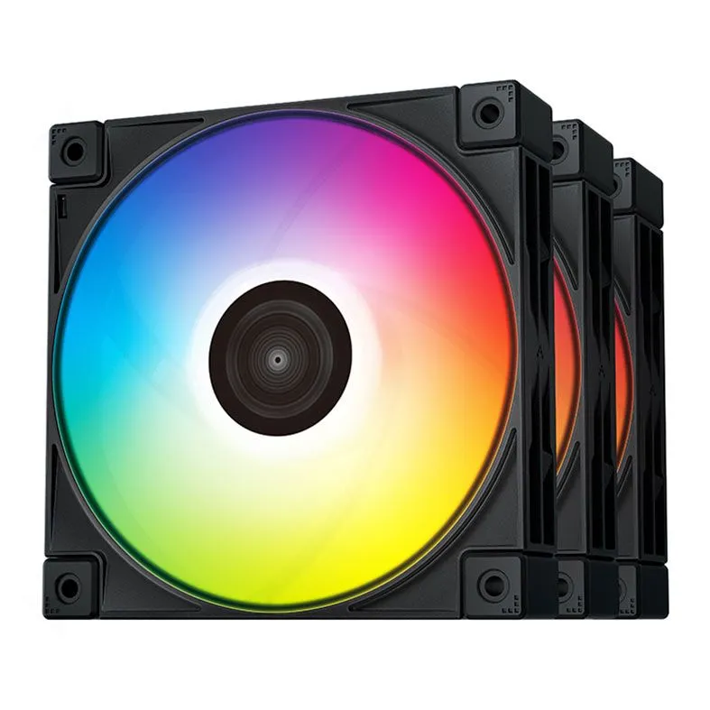 Cooler 120mm Conjunto C/3 Cooler Rgb Three-color Deepcool