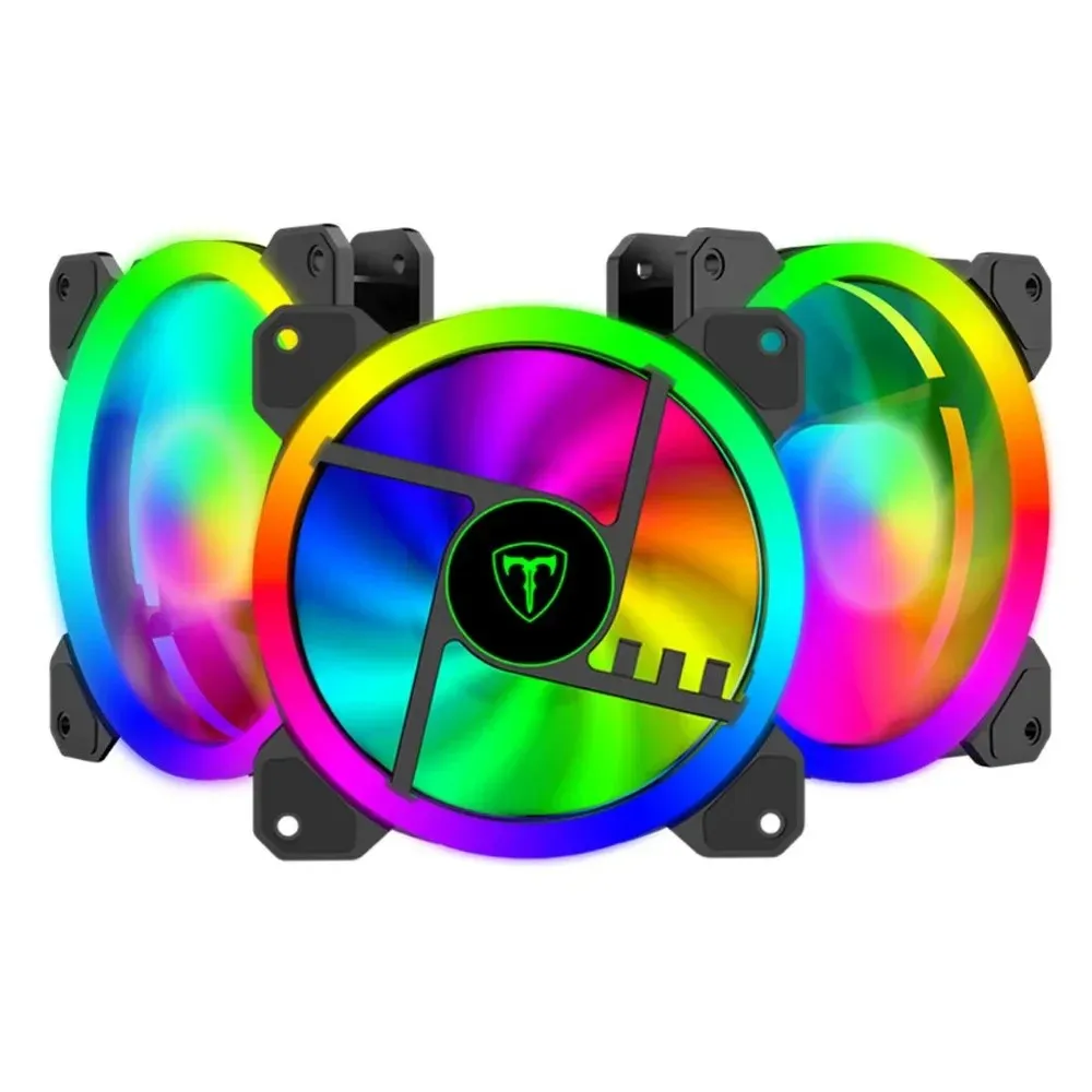 Cooler 120mm T-tgf513 Rgb Kit C/ 3 Unidades T-dagger