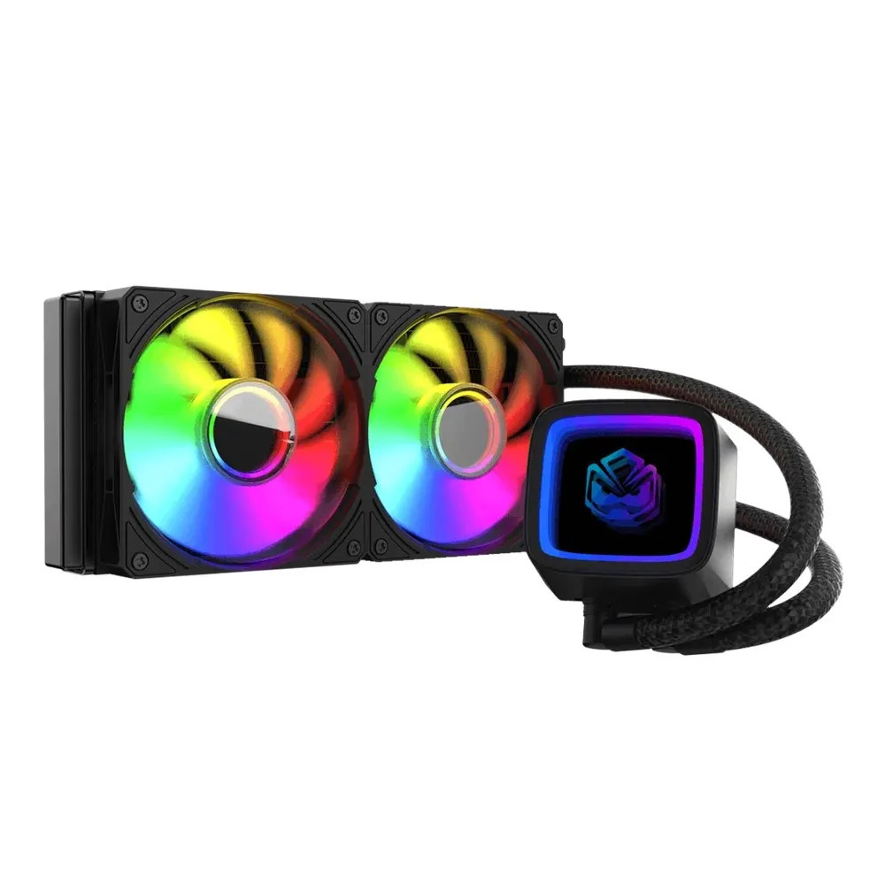 Cooler P/cpu Water 240mm Argb Tundra Black Vulcan Wctbv240 Pcyes