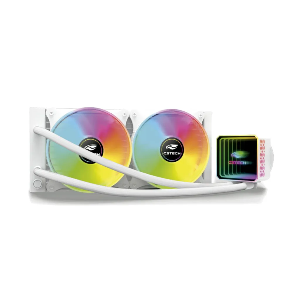 Cooler P/cpu Water 240mm Fc-w240whrgb Branco C3tech