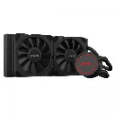 Cooler P/cpu Water 240mm Tdp 250w Vulcan Wcsf3240br Preto Pcyes