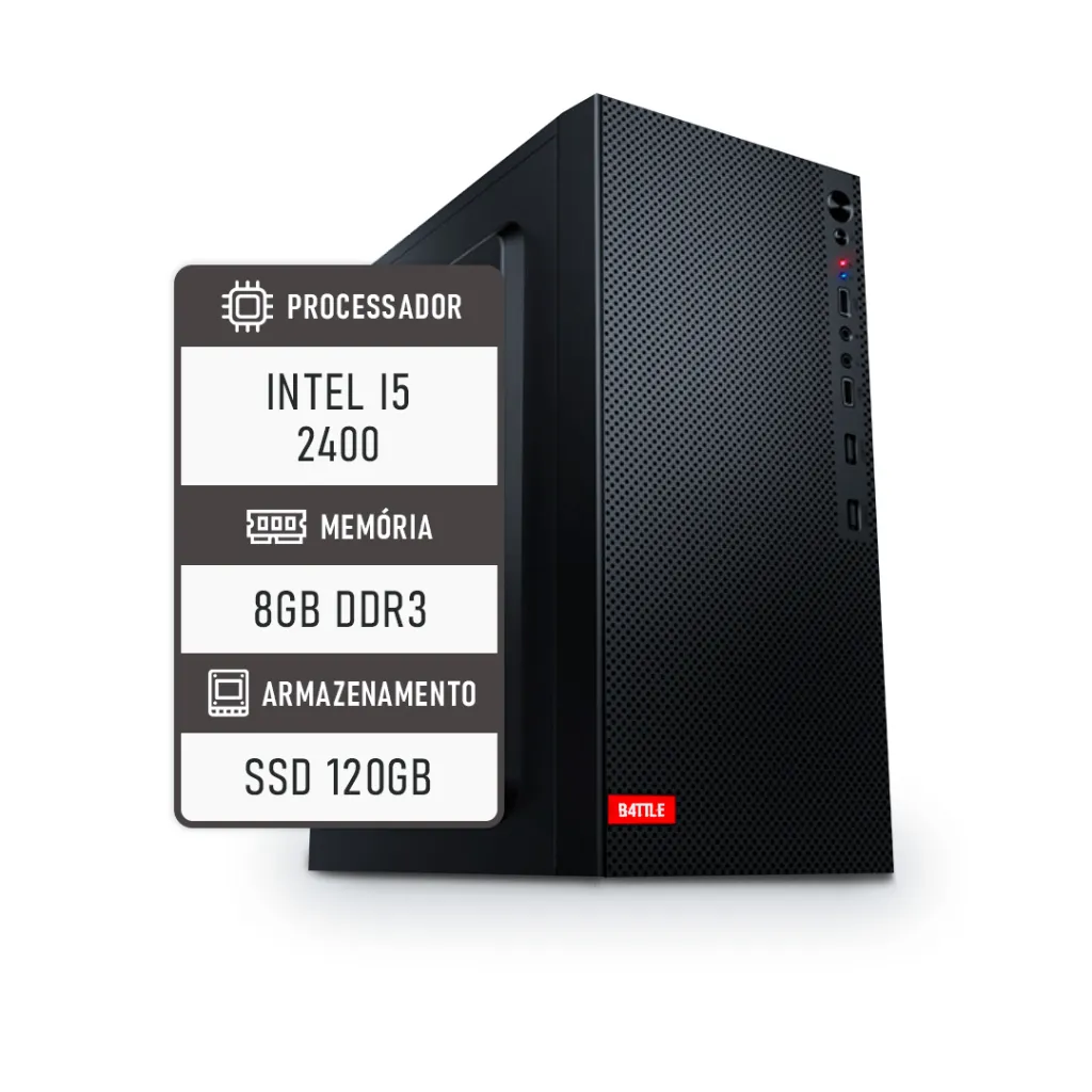 Computador Work/home Intel I5 2400 8gb Ssd 120gb